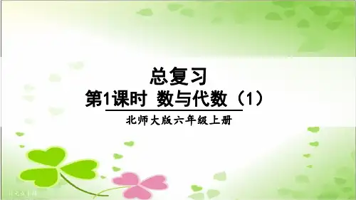 2022年北师大版小学数学《数与代数 》课件精品