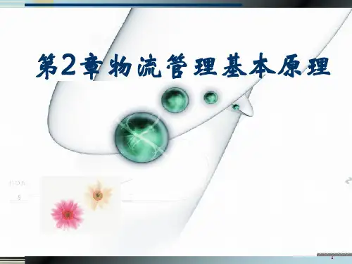 物流管理物流管理基本原理PPT