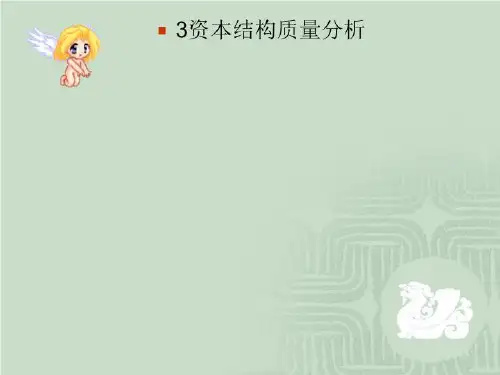 3资本结构质量分析