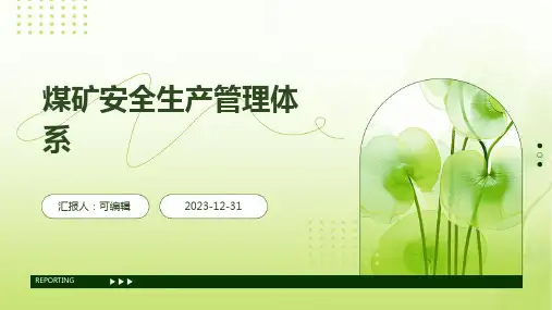 煤矿安全生产管理体系