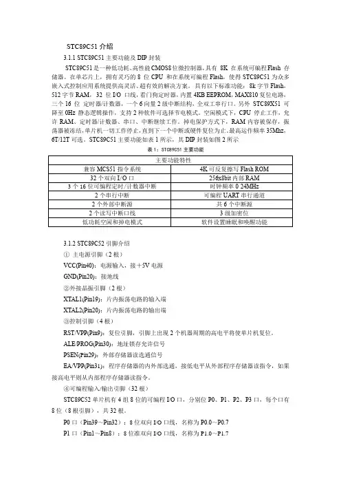 STC89C51介绍