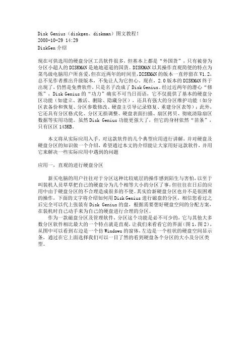 Disk Genius分区教程