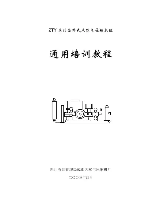 ZTY系列整体式天然气压缩机组