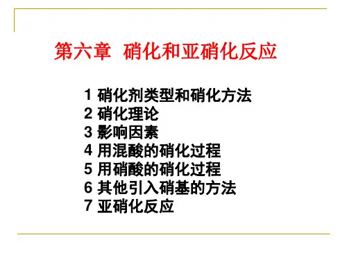 第五讲 硝化反应