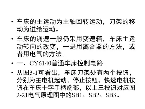 机床电路分析PPT课件