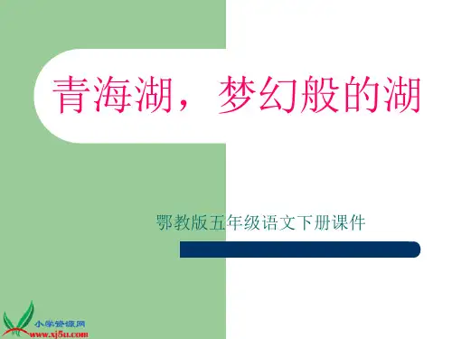 鄂教版五年级下册青海湖,梦幻般的湖PPT课件