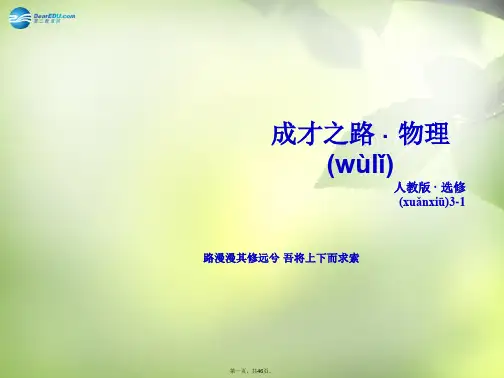 高中物理 3.1 磁现象和磁场课件 新人教版选修31