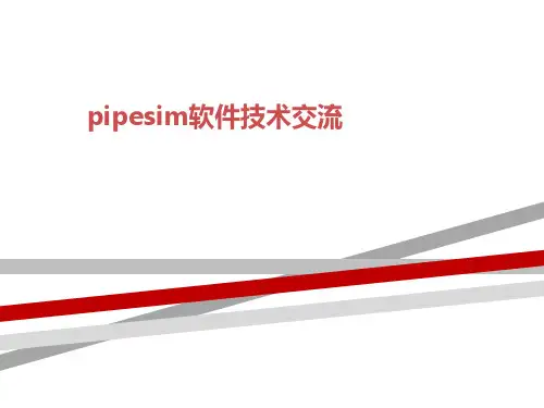 pipesim软件技术交流