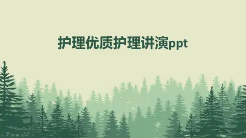 护理优质护理讲演ppt