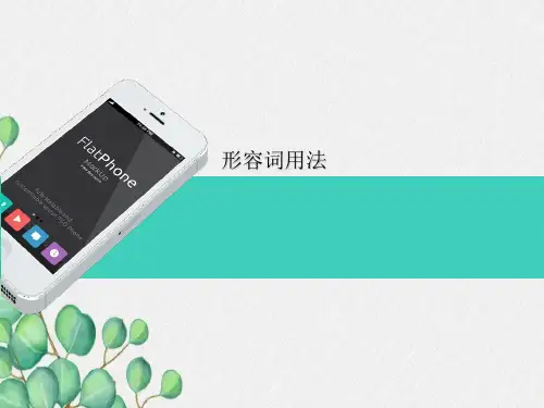 英语中形容词的用法