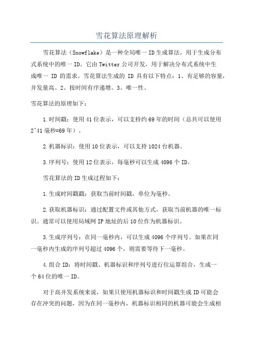 雪花算法原理解析