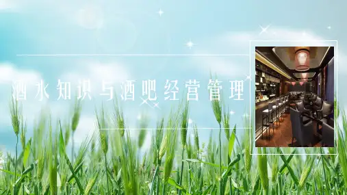 《酒水概述》PPT幻灯片PPT