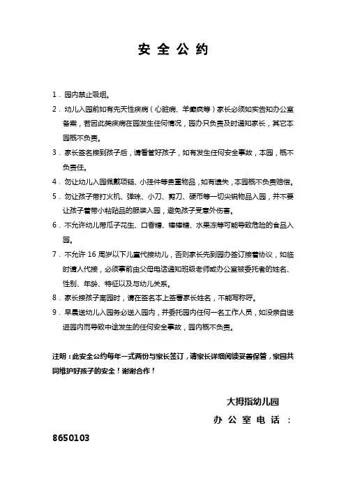 安全公约