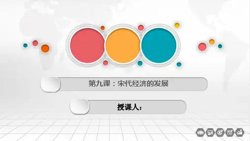 人教版部编版七年级历史下册 宋代经济的发展 名师教学PPT课件