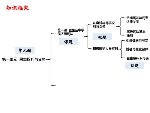 认真对待民事权利与义务课件--高三政治统编版选择性必修二