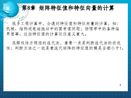 矩阵特征值与特征向量的计算_OK
