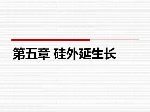 第五章 硅外延生长