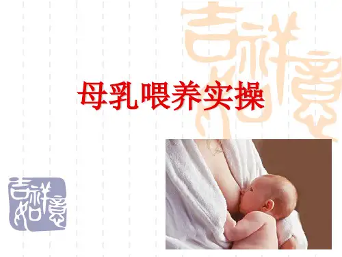 母乳喂养实操ppt课件