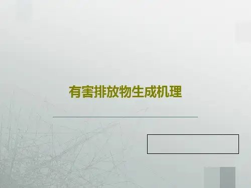 有害排放物生成机理PPT共31页