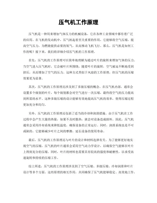 压气机工作原理