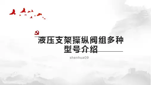 液压支架操纵阀组多种型号介绍