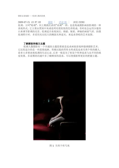 低调人像