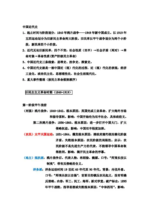 重大历史事件整理