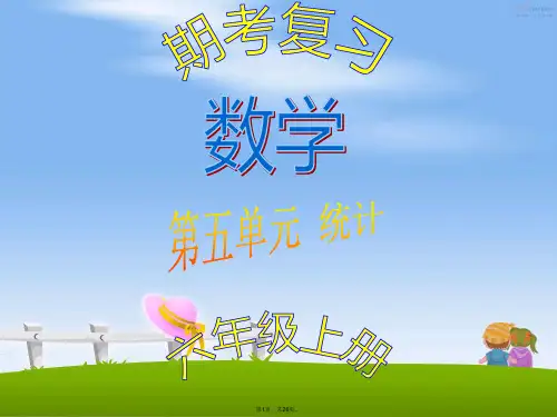 (北师大版)六年级上册数学-第五单元-统计-常考题型练习