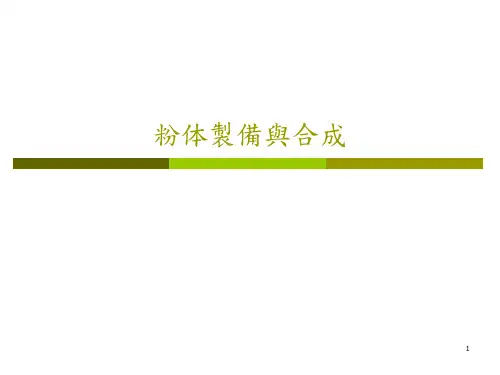 粉体制备与合成(精)