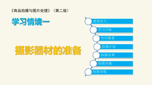 商品拍摄与图片处理(第二版)课件学习情境一