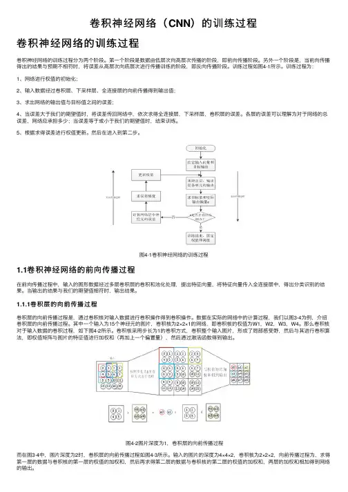 卷积神经网络（CNN）的训练过程