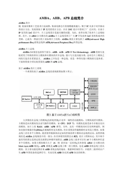 AMBA、AHB、APB总线简介