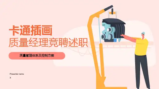 质量检测经理竞聘述职PPT模板