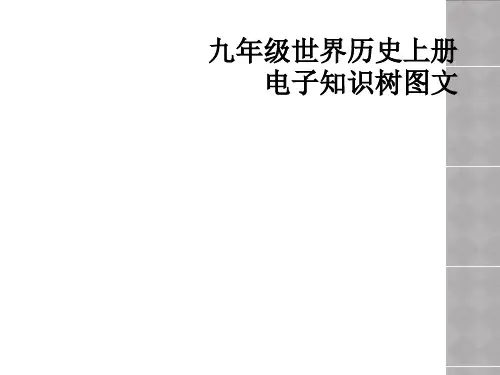 九年级世界历史上册电子知识树图文