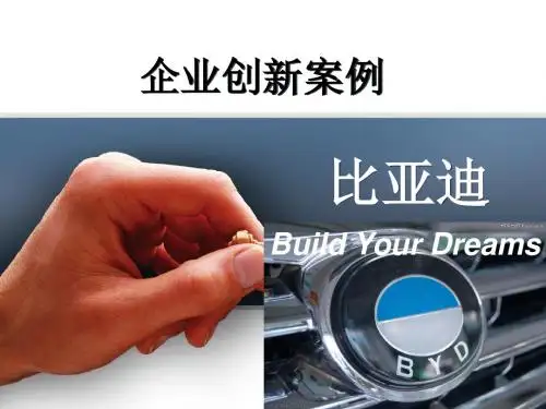 比亚迪创新案例