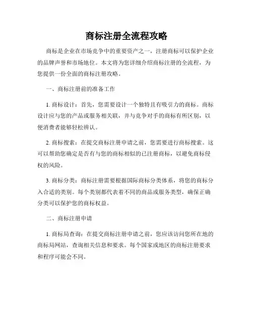 商标注册全流程攻略