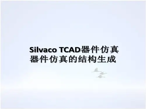 Silvaco TCAD器件仿真器件仿真的结构生成