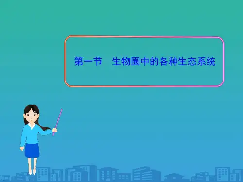《生物圈中的各种生态系统》PPT课件