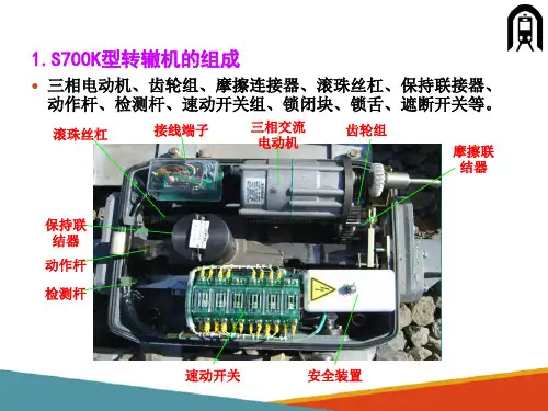 城轨信号基础设备—转辙机