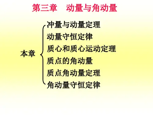 高中物理奥林匹克竞赛专题——动量与角动量(39章)