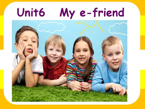 牛津译林版2021年五年级英语上册Unit 6 My e-friend Story time课件