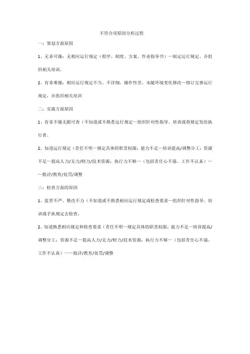 IATF16949三方审核不符项整改思路