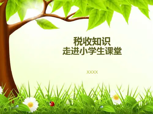 税收走进小学生课堂