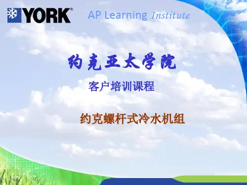 约克螺杆式冷水机组