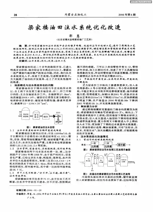 梁家楼油田注水系统优化改造