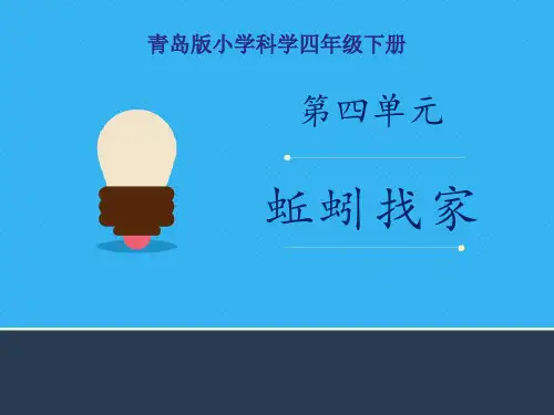 《蚯蚓找家》PPT