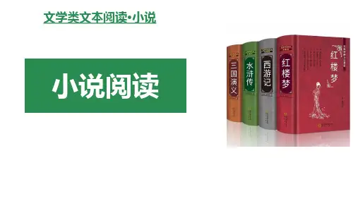 2025届高考语文复习：小说阅读 课件
