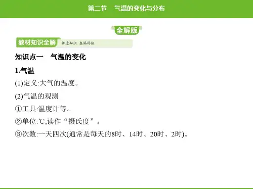 2 气温的变化与分布