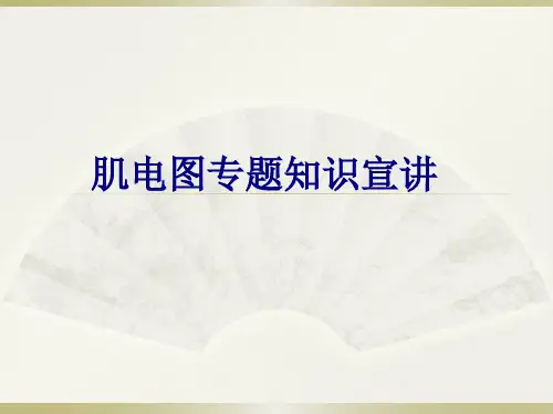肌电图专题知识宣讲PPT优质课件