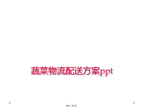 蔬菜物流配送方案ppt